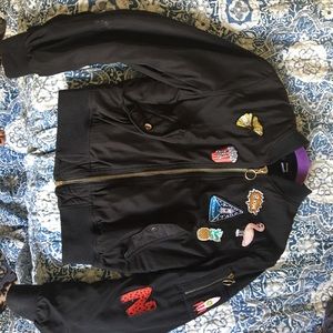Bomber with patches